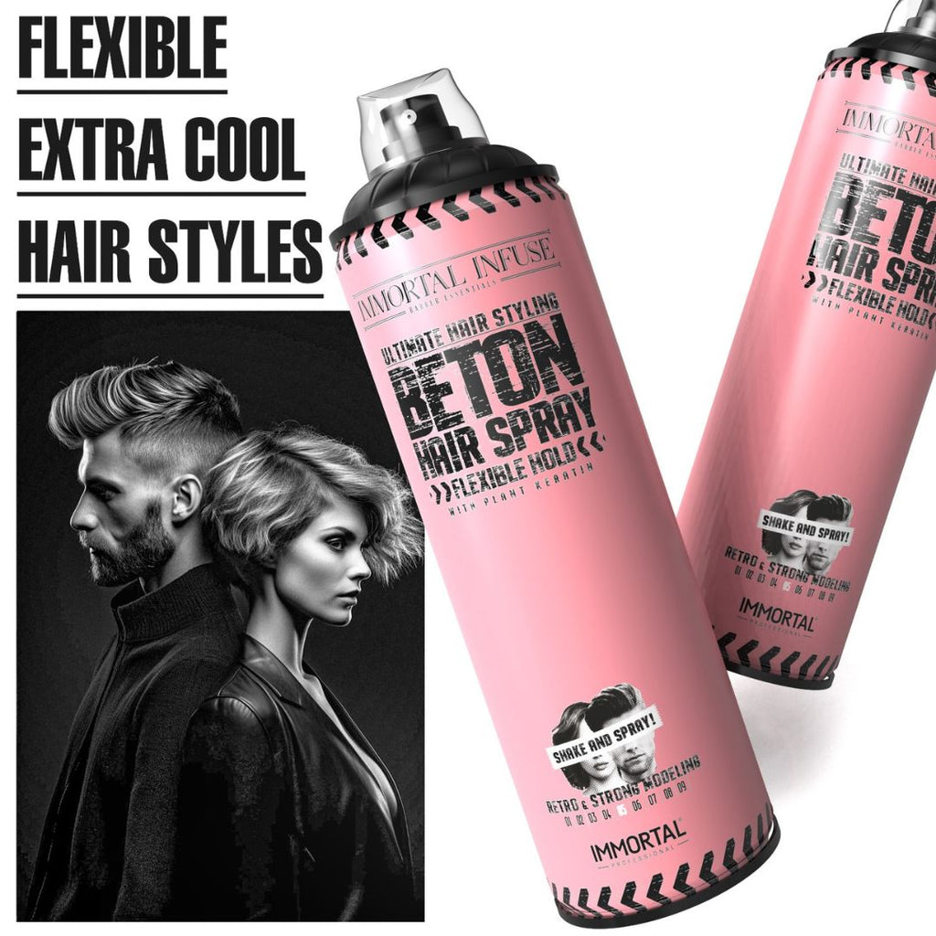 Immortal Infuse Beton Hair Spray Flexible Hold 500ml