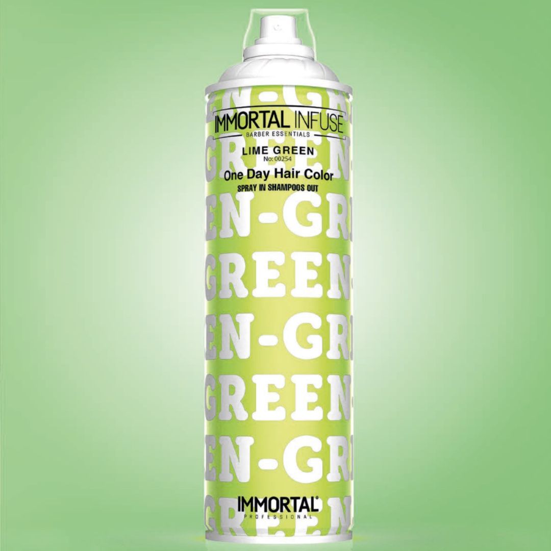 Immortal Infuse One Day Hair Color Spray Lime Green 200ml