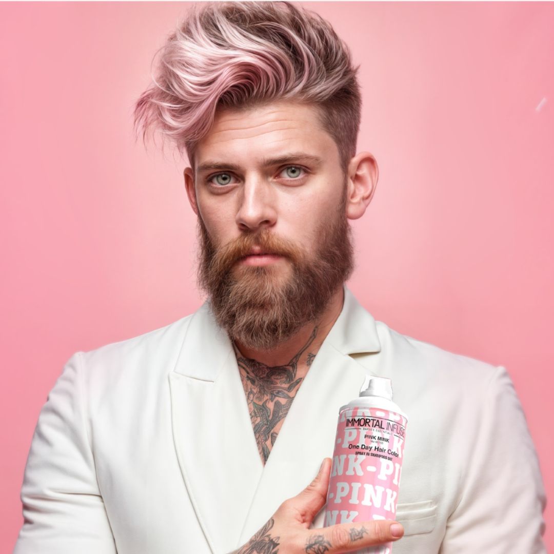 Immortal Infuse One Day Hair Color Spray Pink Mink 200ml
