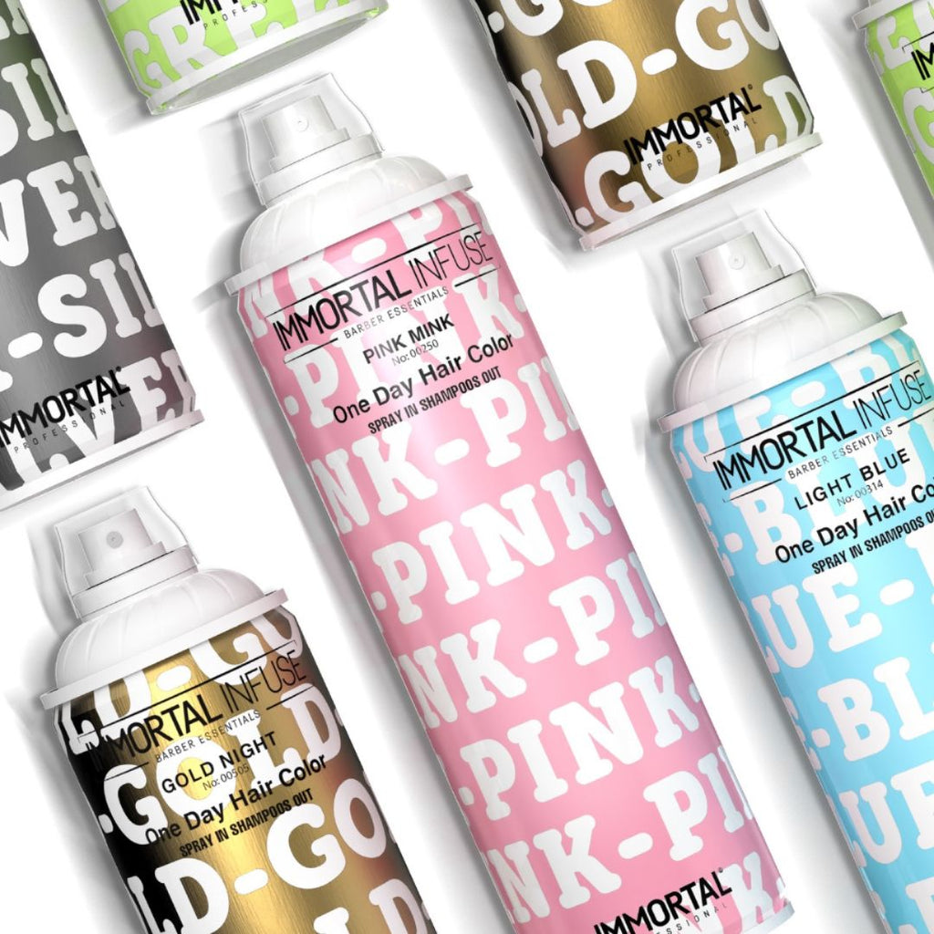 Immortal Infuse One Day Hair Color Spray Pink Mink 200ml