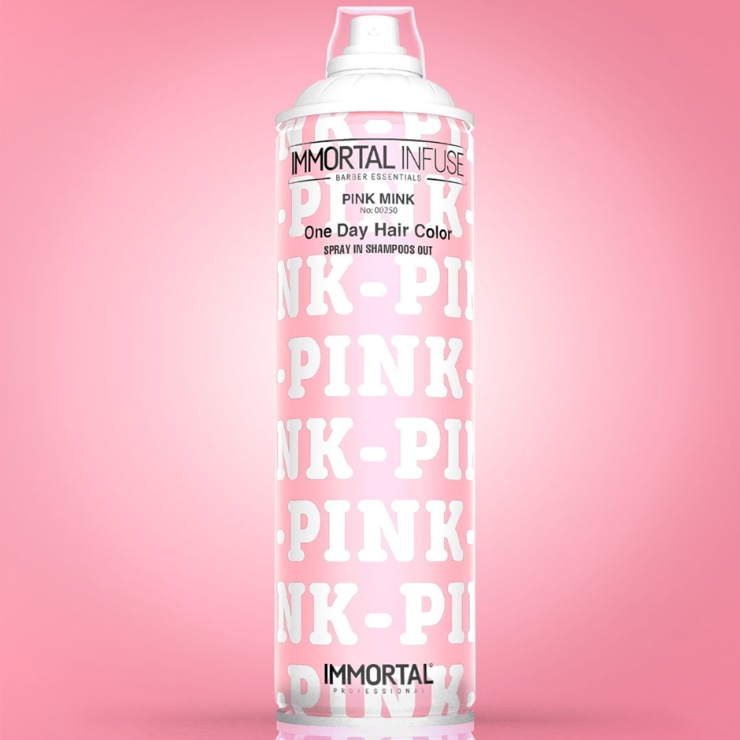 Immortal Infuse One Day Hair Color Spray Pink Mink 200ml