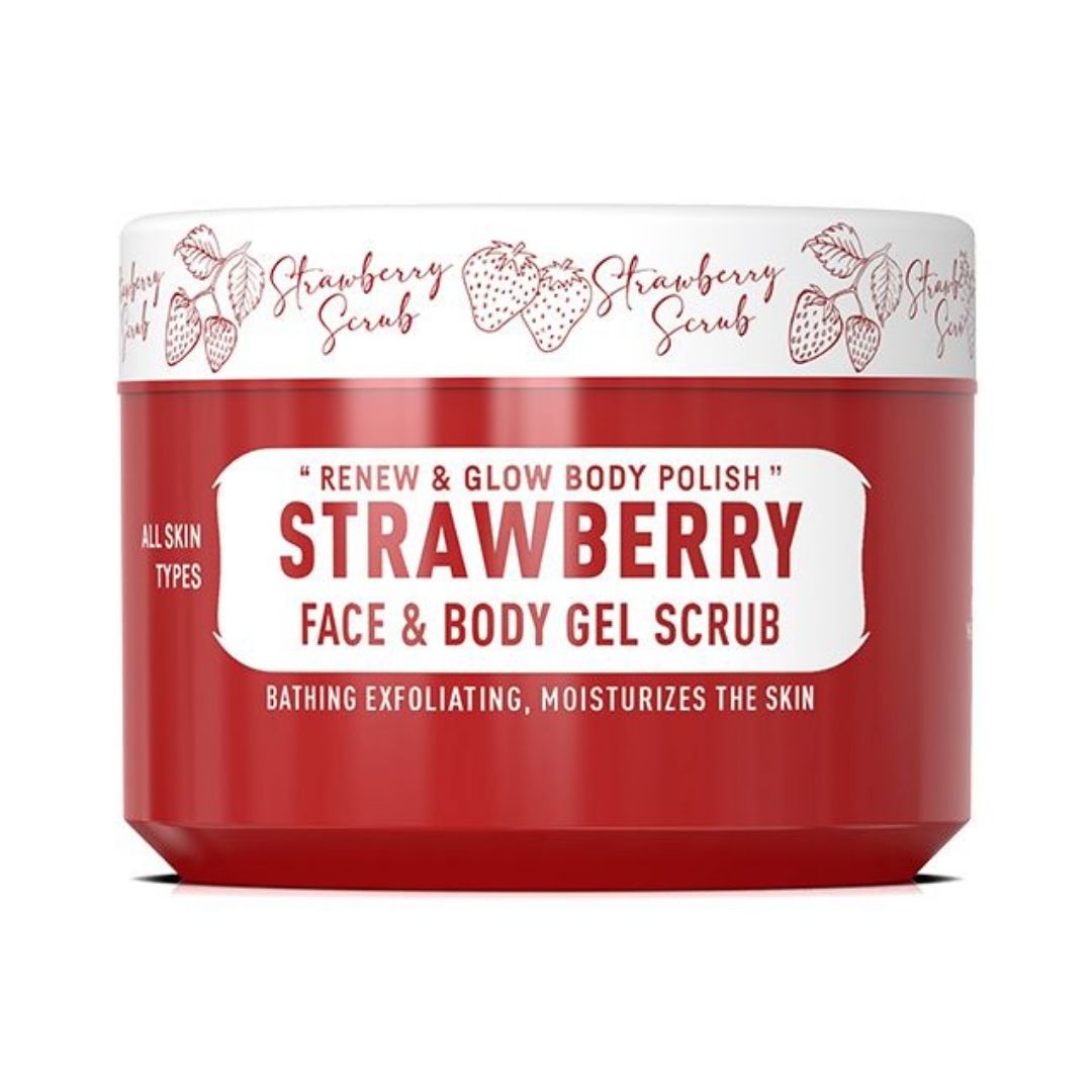 Immortal Infuse Strawberry Face & Body Gel Scrub 300ml