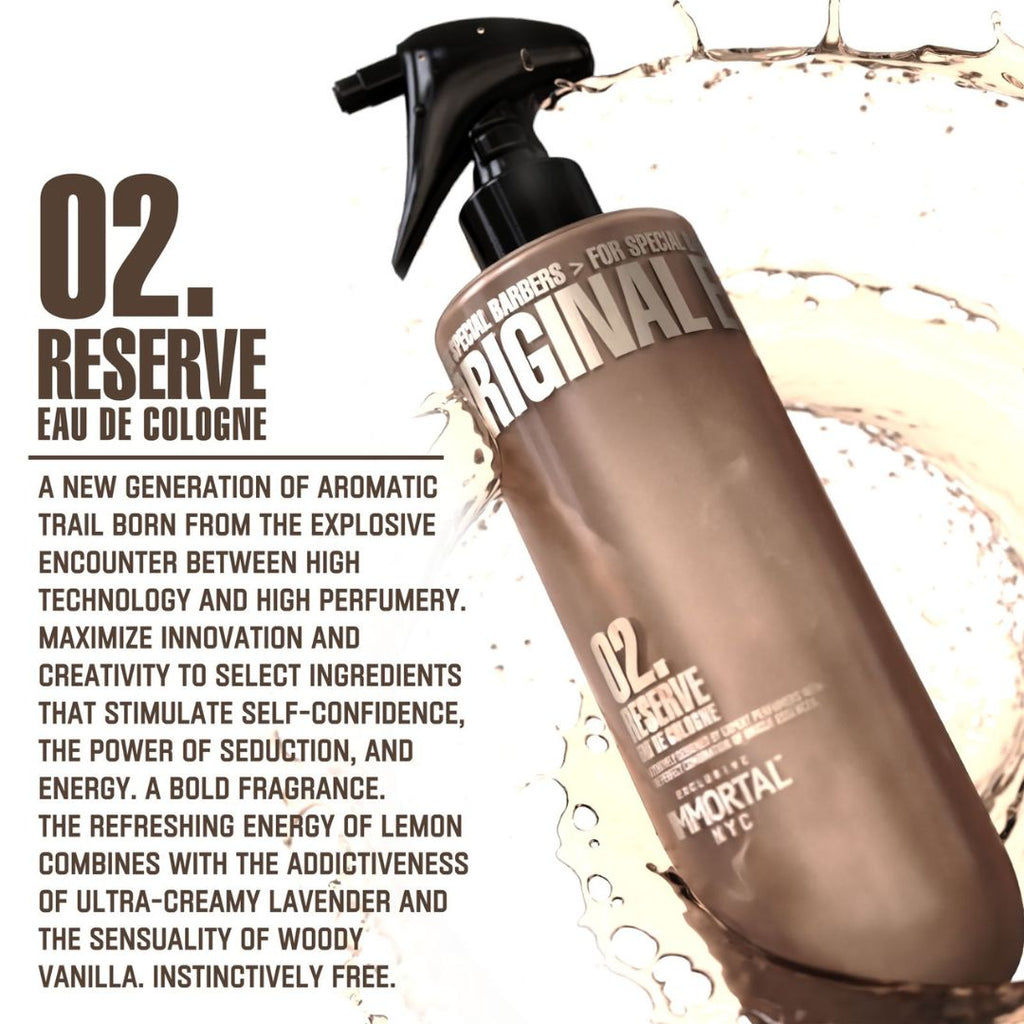 Immortal Original 02 Reserve Eau de Cologne 500ml