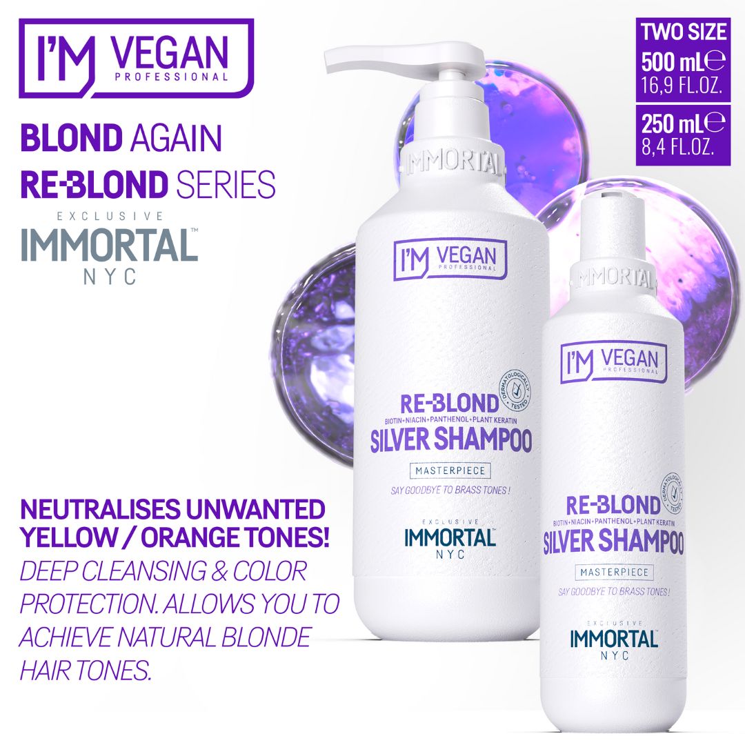 Immortal NYC Re-Bond Silver Shampoo 500ml