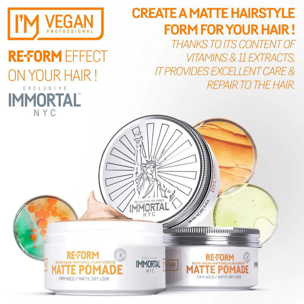 Immortal NYC Re-Form Matte Pomade 150ml