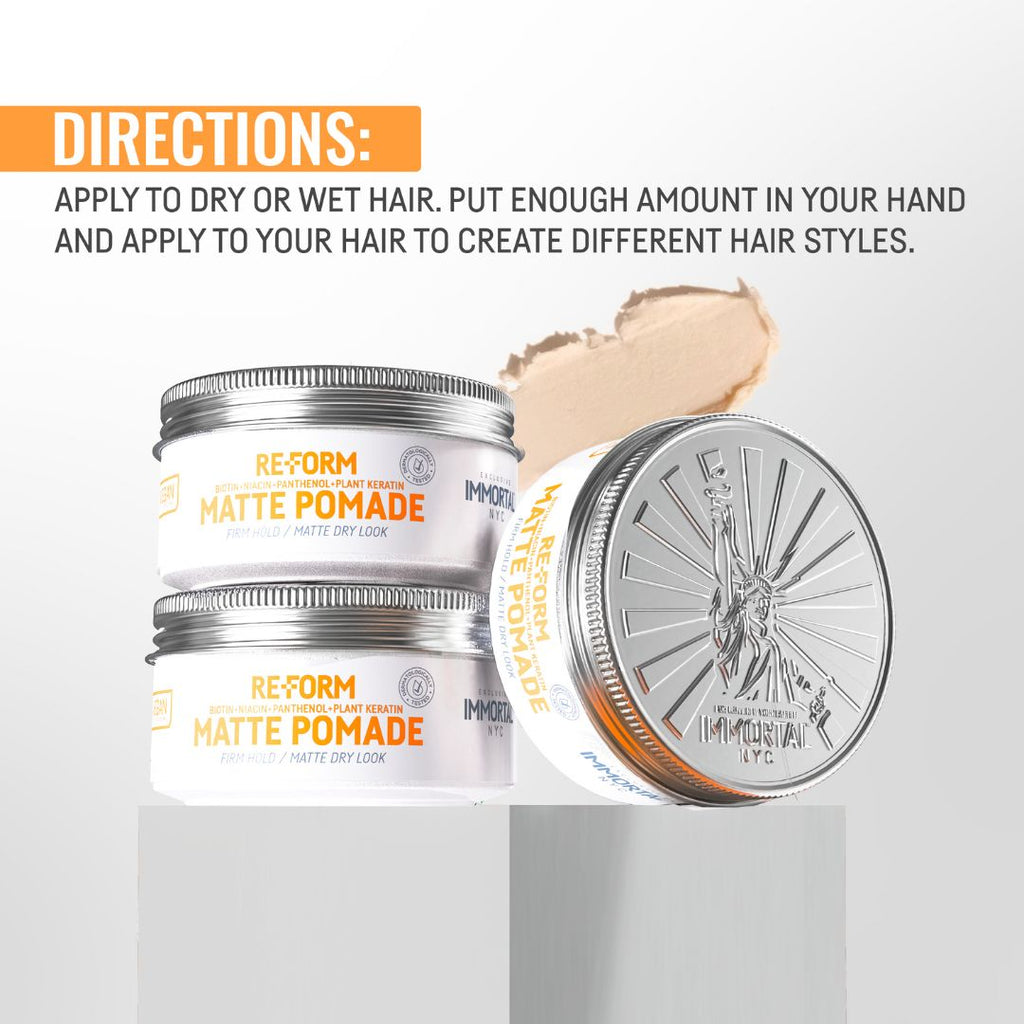 Immortal NYC Re-Form Matte Pomade 150ml