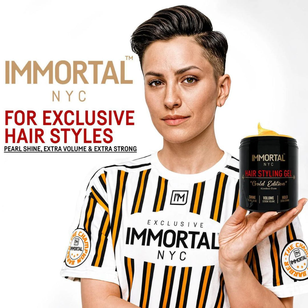 Immortal NYC Hair Styling Gel Gold Edition 500ml