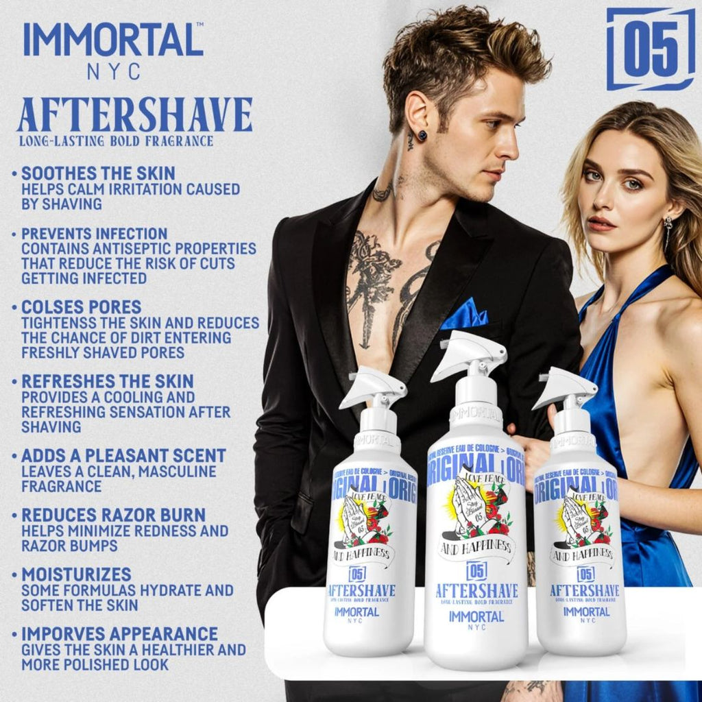 Immortal NYC Stay Blessed 05 Barber Aftershave Cologne 500ml
