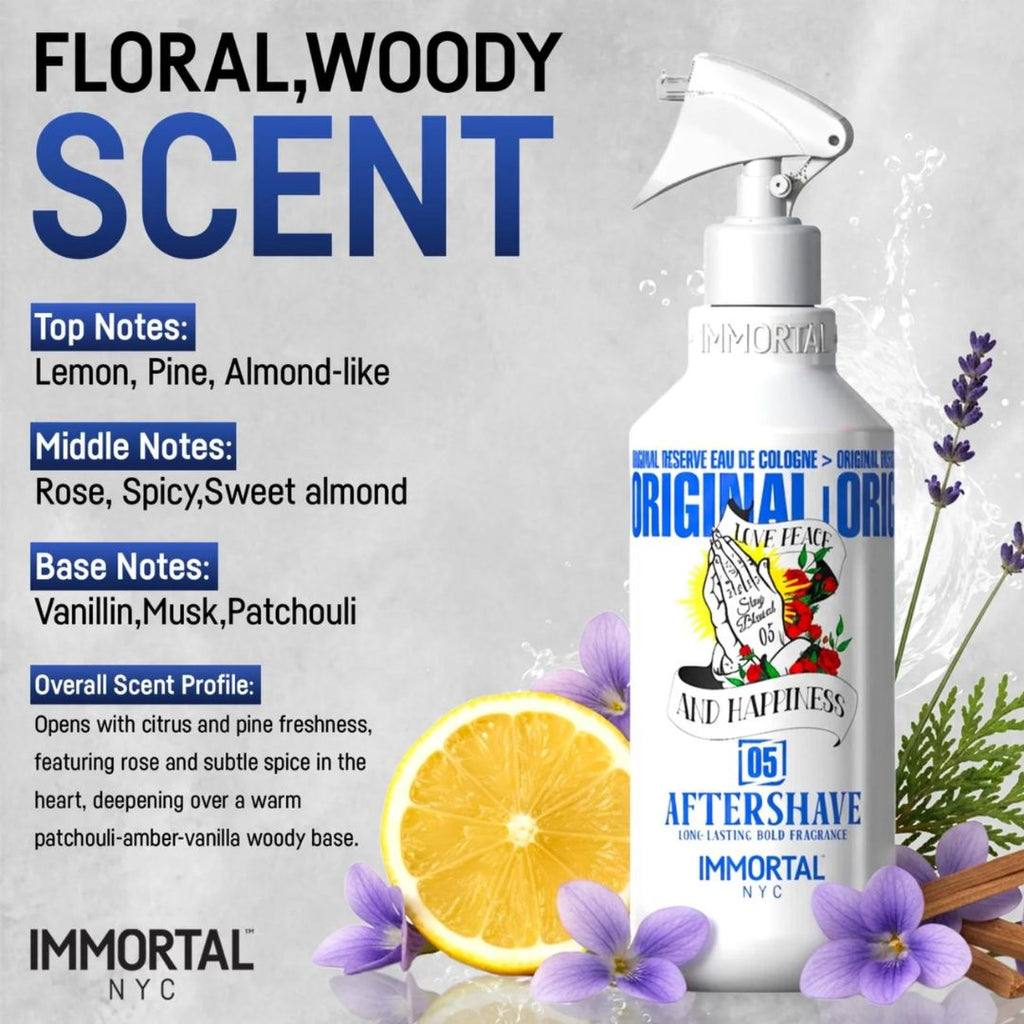 Immortal NYC Stay Blessed 05 Barber Aftershave Cologne 500ml