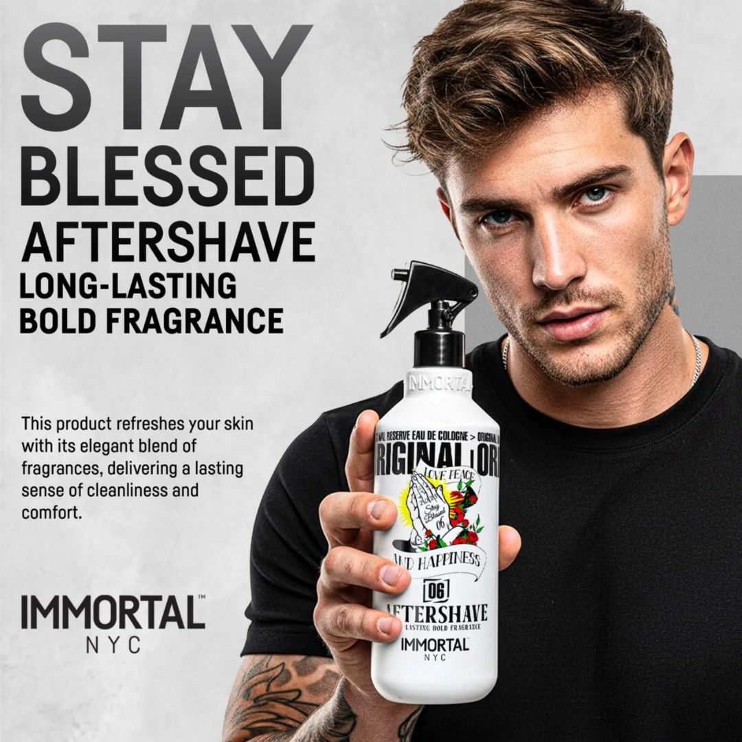 Immortal NYC Stay Blessed 06 Barber Aftershave Cologne 500ml