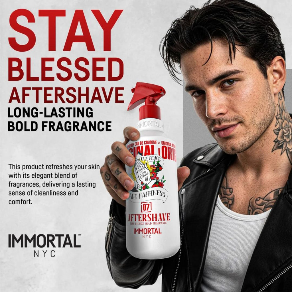 Immortal NYC Stay Blessed 07 Barber Aftershave Cologne 500ml